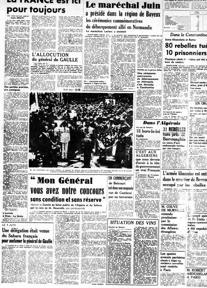 ALGERIE PRESSE 1958  5ème partie 354