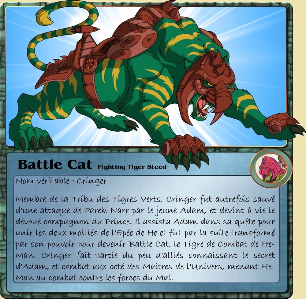Masters Of The Universe Classics : BATTLE CAT Bio_ba11