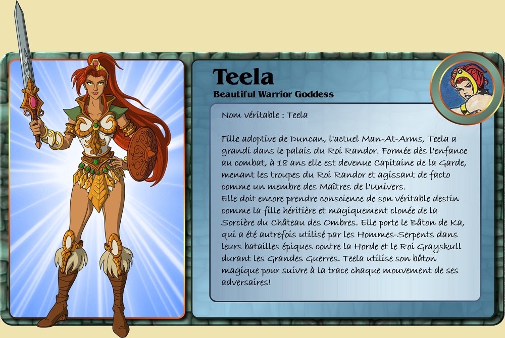 Masters Of The Universe Classics : TEELA Bio_te10