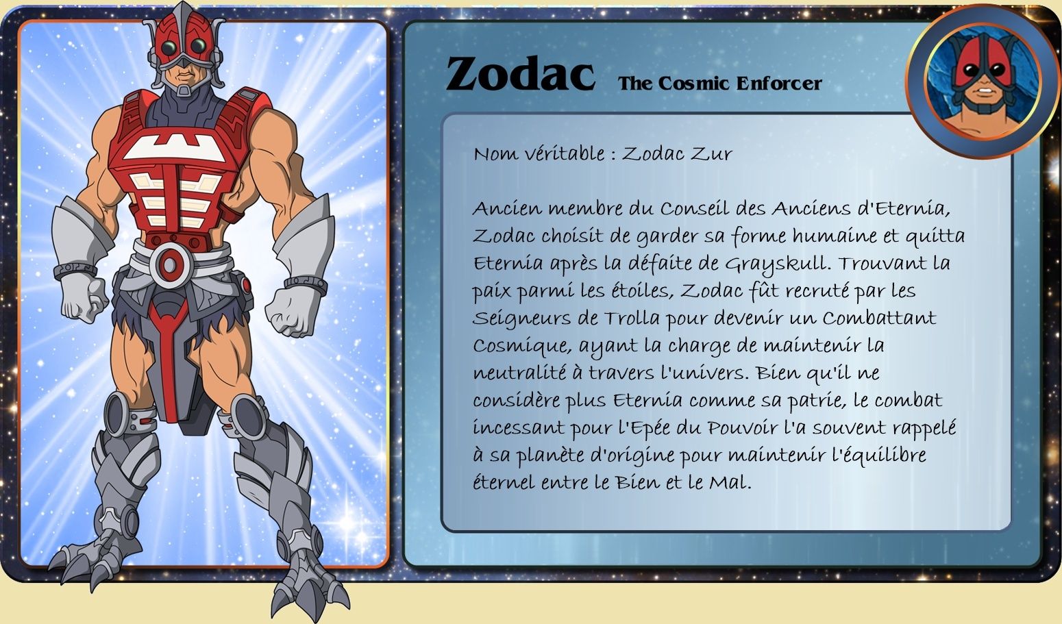 Masters Of The Universe Classics : ZODAC Bio_zo10