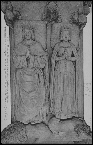 Tombeau de François II de Bretagne au Couvent des Carmes (aujourd'hui dans la cathédrale de Nantes) Sans-t10