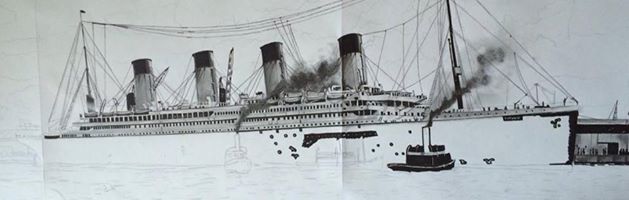 Dessin du Titanic > ART Hubert Lengdorf 410