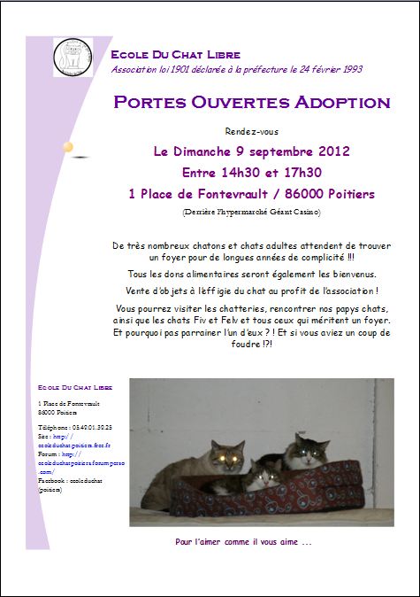 Portes ouvertes adoption et collecte de nourriture pour l'EDC de Poitiers Poa_9_10