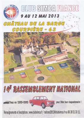 Nationale du Club Simca France 2013 Nation10
