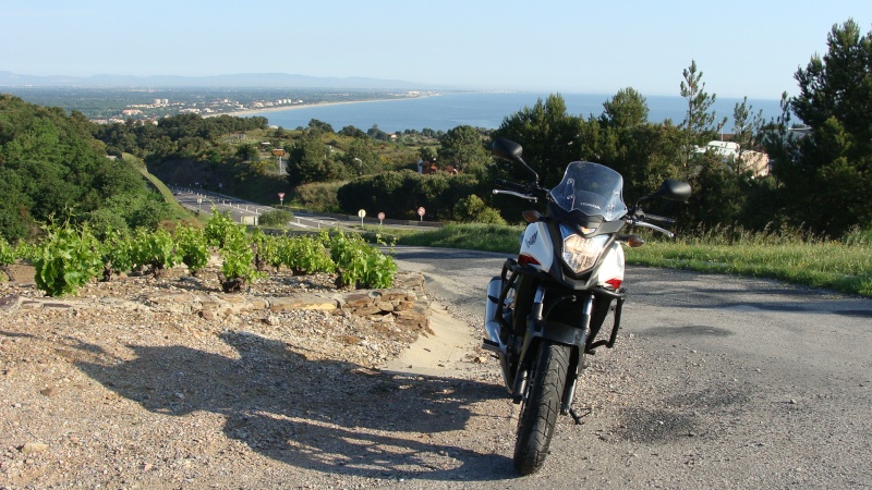 CB 500 X en los Pyrénées-Orientales Dsc04610