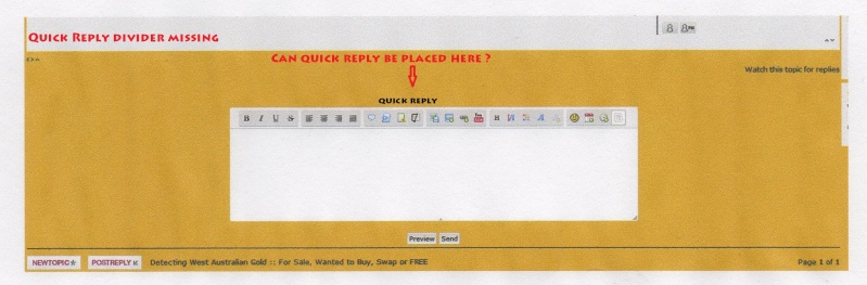 Can "Quick Reply" be changed Quick_10