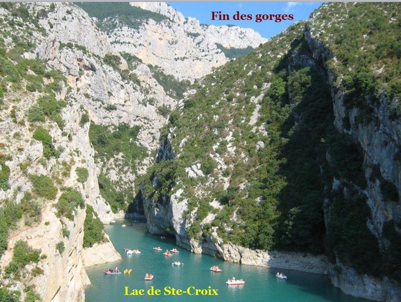 Les Gorges du Verdon : Belles images V2812