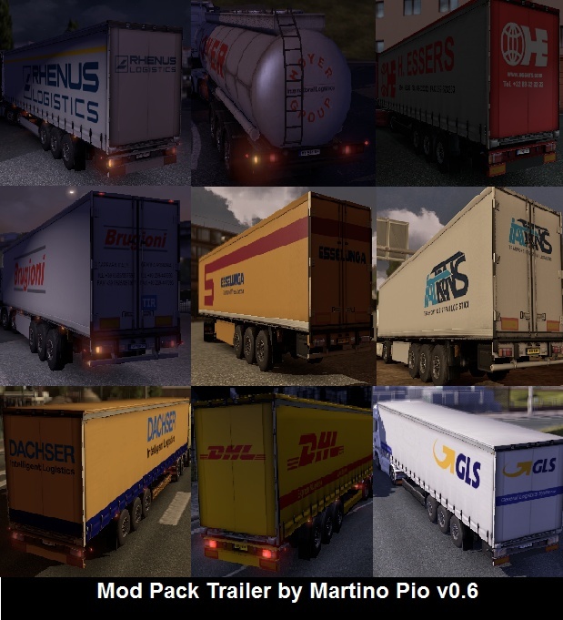 Mod Pack Trailer by MartinoPio v0.6 - Euro Truck Simulator 2 (mod) Antepr10