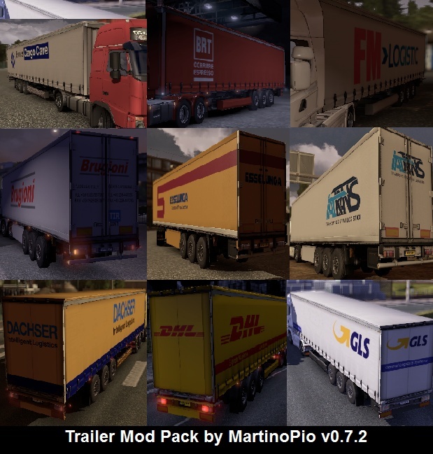 Trailer Mod Pack by MartinoPio v0.7.2 - Euro Truck Simulator 2 (mod) Antepr11