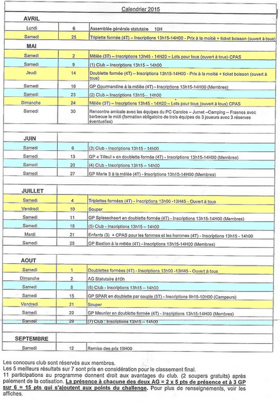 DATES CONCOURS 2015 Date_c10