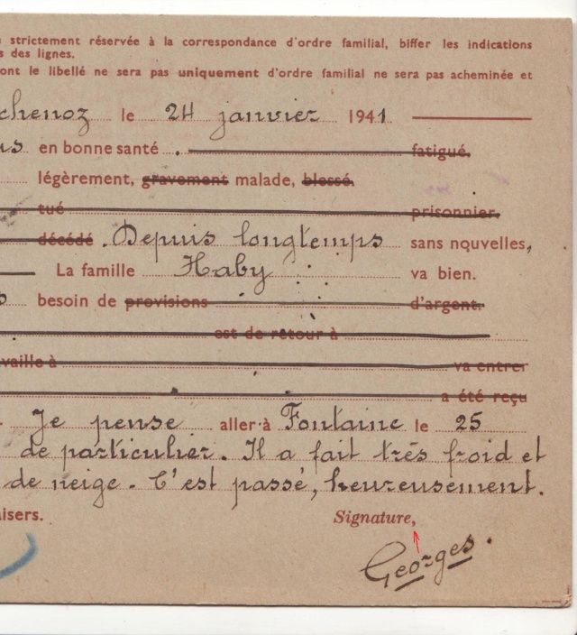 Les Cartes Postales familiales Interzones - Type Iris sans valeur - 1° modèle septembre 1940. 10000110