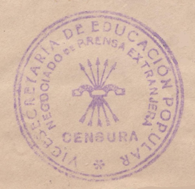 Censure espagnol de la Presse. St_pre11
