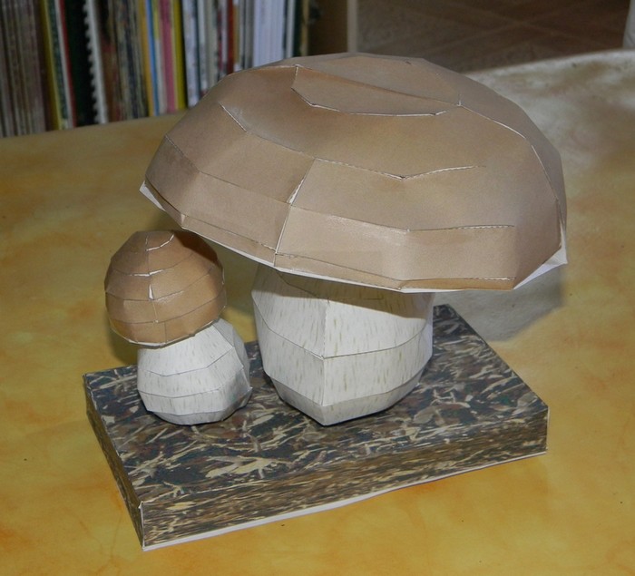 Des champigons (des ceps) paper-model Champi10