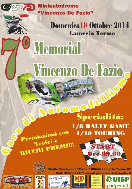 News: 7° Memorial Vincenzo De Fazio - Locandina 10372510