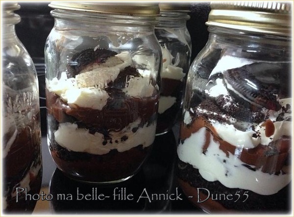 Gâteau au fromage Oreo en pot Mason Djkfbo10