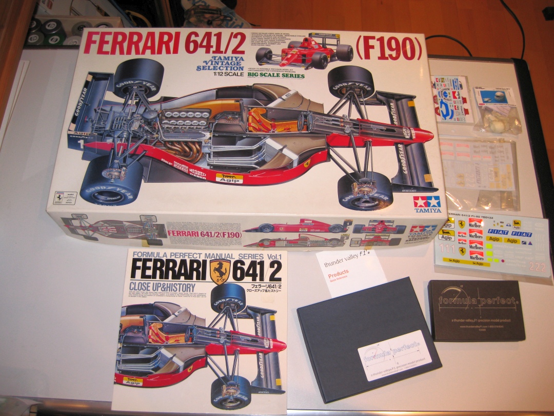 Ferrari 641/2 - Tamiya 1:12 - geb. von Paperstev 01_vor11