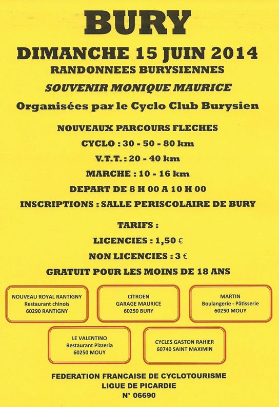 Rando à  Bury le 15 Juin 2014 VTT + Cyclo + Marche Burysi10