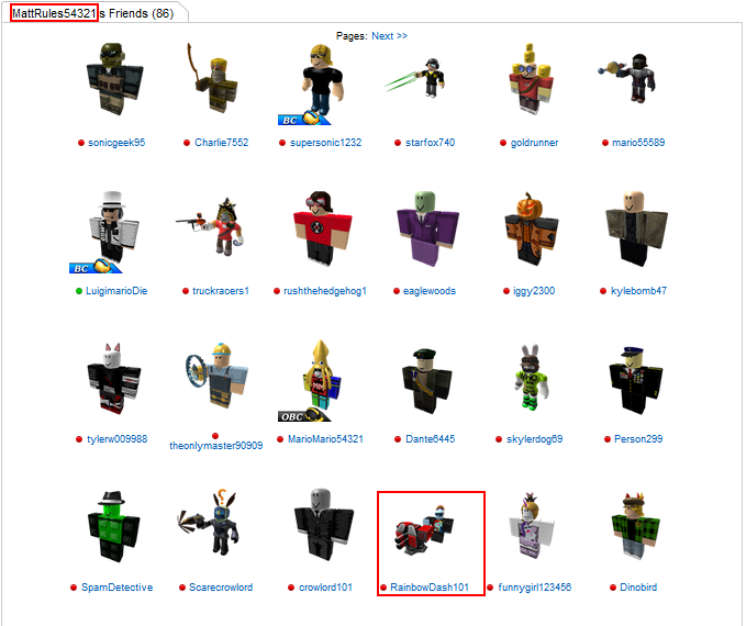 So I was going through my friends list on roblox deleting peeps that aren't cool Captur10