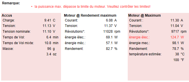 Utilisation de ECALC Captur32