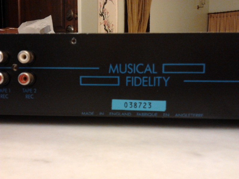 Musical Fidelity B1 Amplifier - Sold 2014-019