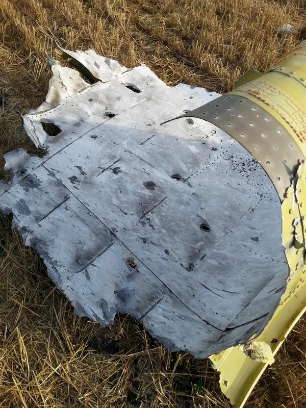 MH17 SHOT DOWN WITH BULLETS Shrapn10