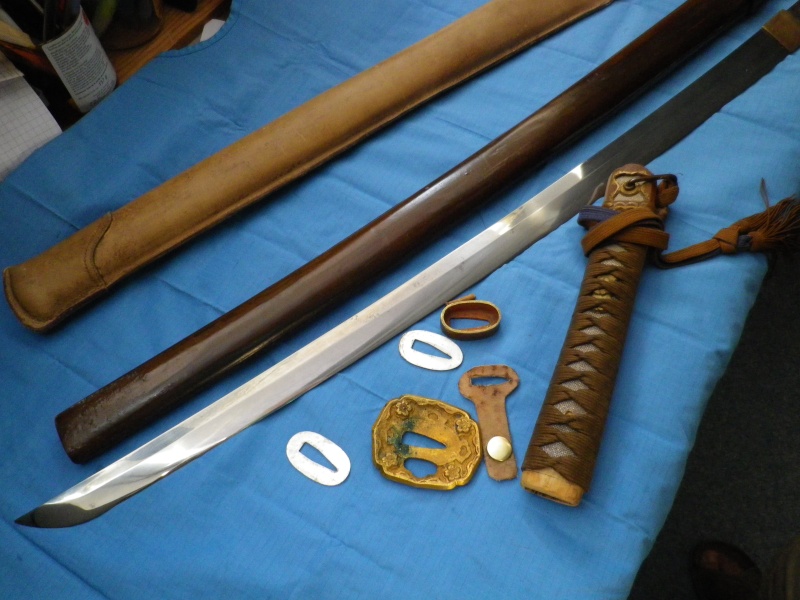 sabre, wakisashi, gunto, mes armes blanches du Japon moderne en guerre  - Page 2 Imgp8622