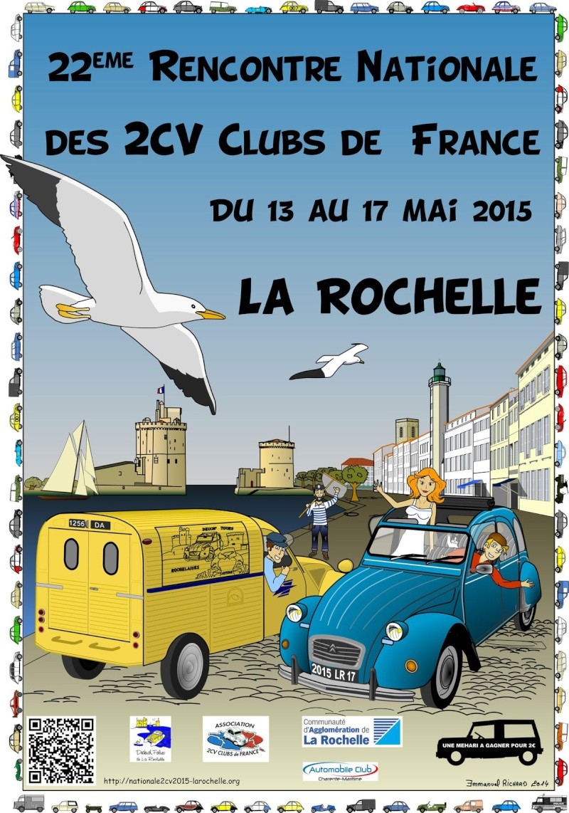 2015 Nationale 2CV à la Rochelle Affich10