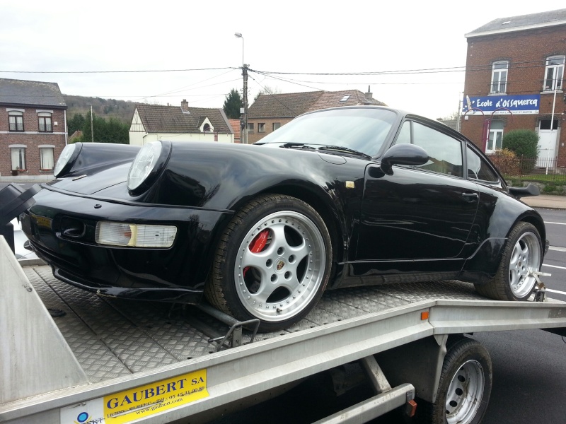 Ma 964 Turbo 3.3 dans le garage 20141210