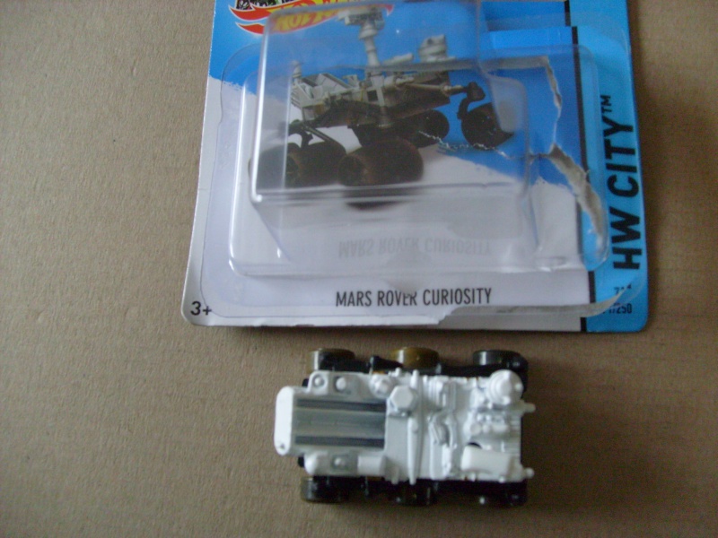 Mars rover Curiosity [Miniature Hot Wheels (Mattel)] - Ouverture de boite et Diorama S7301011