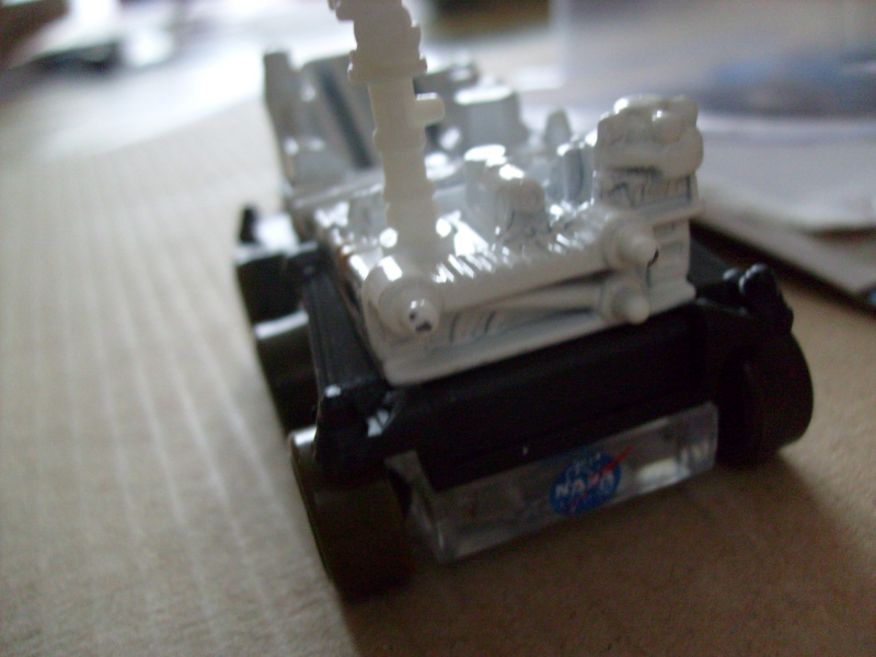 Mars rover Curiosity [Miniature Hot Wheels (Mattel)] - Ouverture de boite et Diorama S7301012