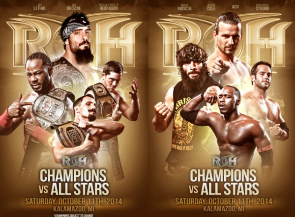 ROH Champions vs. All Stars du 11.10.14 | Résultats Roh10110