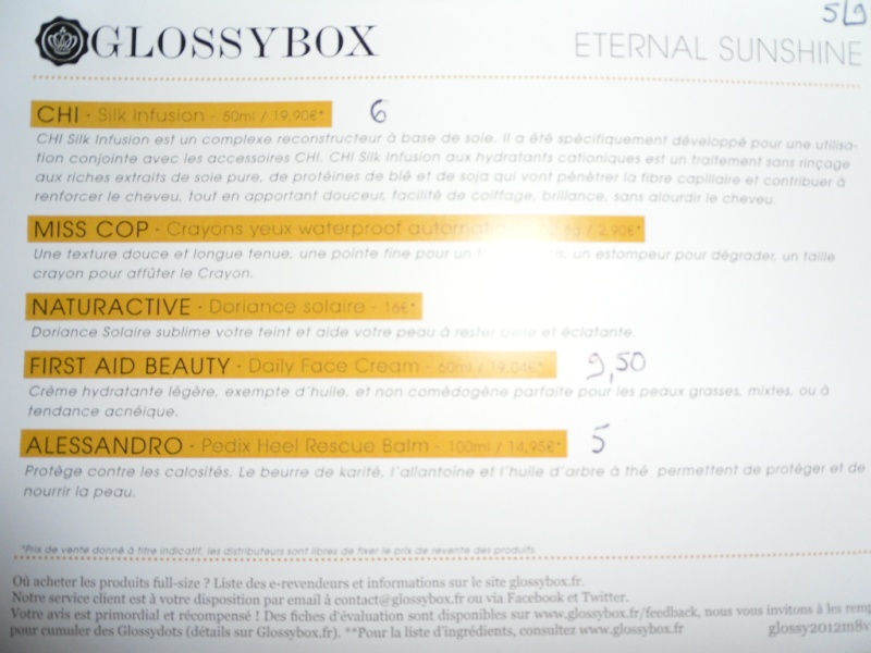 [Août 2012] Glossybox "Eternal Sunshine" Sam_1523