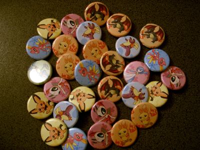 Goodies Pokémons. Badges10