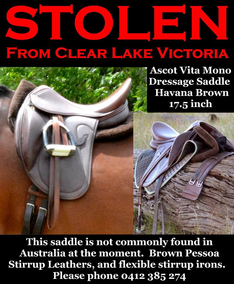 STOLEN - Ascot Vita Mono Dressage Saddle 10301510