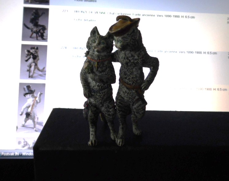 Chats. Bronze de Vienne ... Vienna11