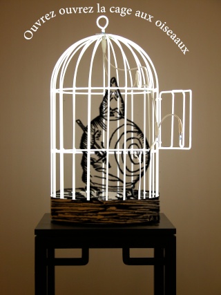 Cage à oiseau années 60 Bird-c11