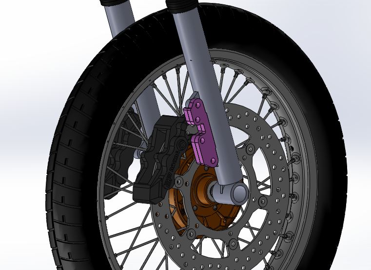 Freins de ZX6R sur R60/6 avec fourche de K100 - Page 3 Adapta11