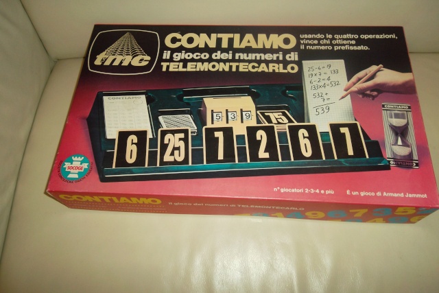 CONTIAMO IL GIOCO DEI NUMERI DI TELEMONTECARLO.MISB. 04510