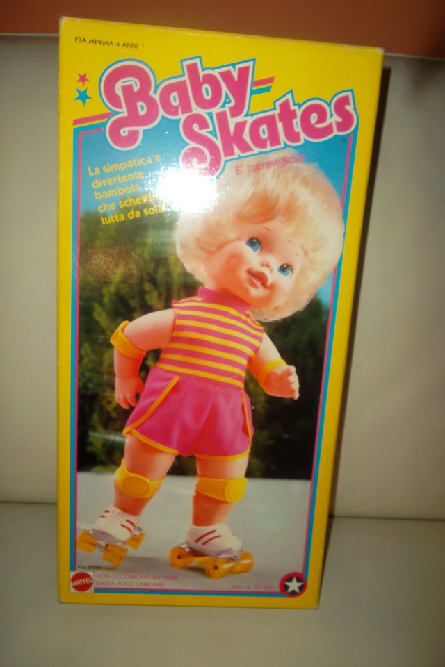 BABY SKATES MATTEL MADE IN ITALY. MINT. 04810