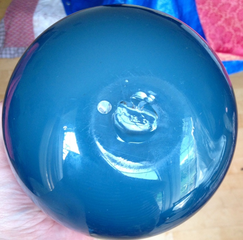 Blue bowl with red knot Image26