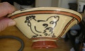 Slipware bowl, chickens - Katherine Winfrey Dscn7935