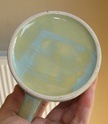 Blue glazed faceted jug - Slaneyside Pottery, Ireland  Dscn8035