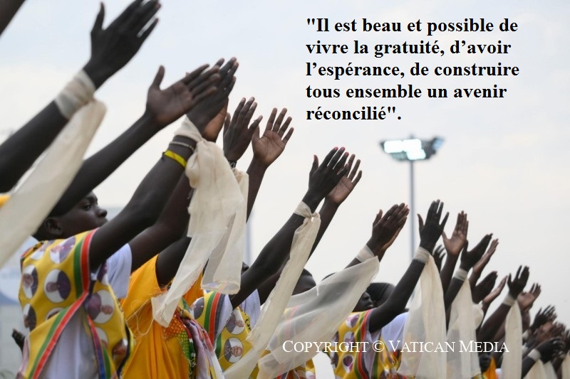 "Nous pouvons changer l’histoire", exhorte le Pape à Juba 2023_070