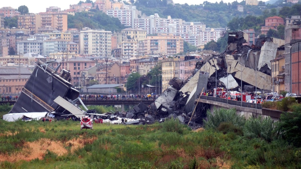 Un an après l’effondrement du Pont Morandi Une-pa10