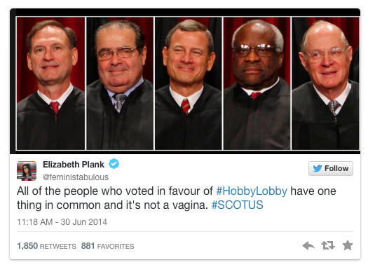 Supreme Court Decision on Hobby Lobby birth control position Screen18