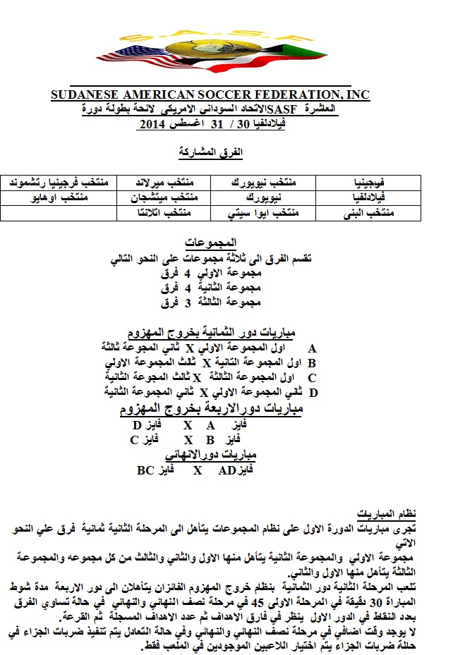 دورة الاتحاد السوداني الأمريكي لكرة القدم (S.A.S.F) فيلادلفيا - صفحة 2 Untitl18