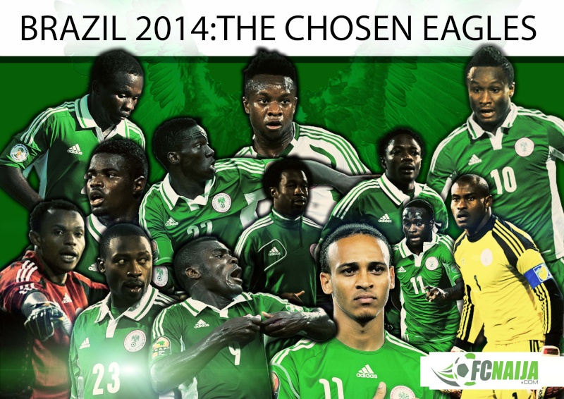 Africa's final squad for Brazil  Eagles10