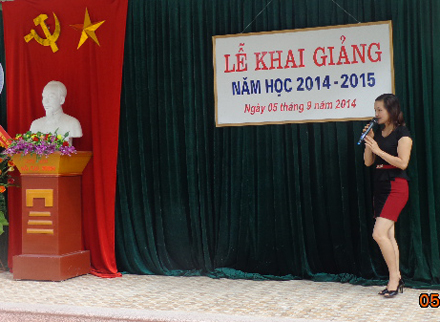 Lễ khai giảng năm học 2014-2015 Kg201432
