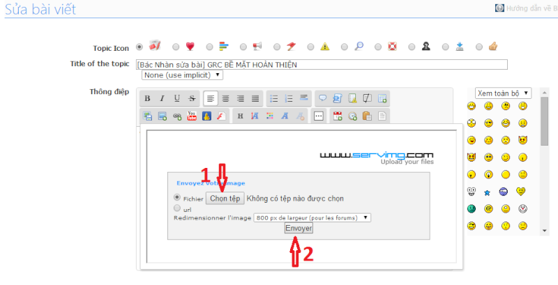 [Hỗ Trợ] Upload hình lên forum 311