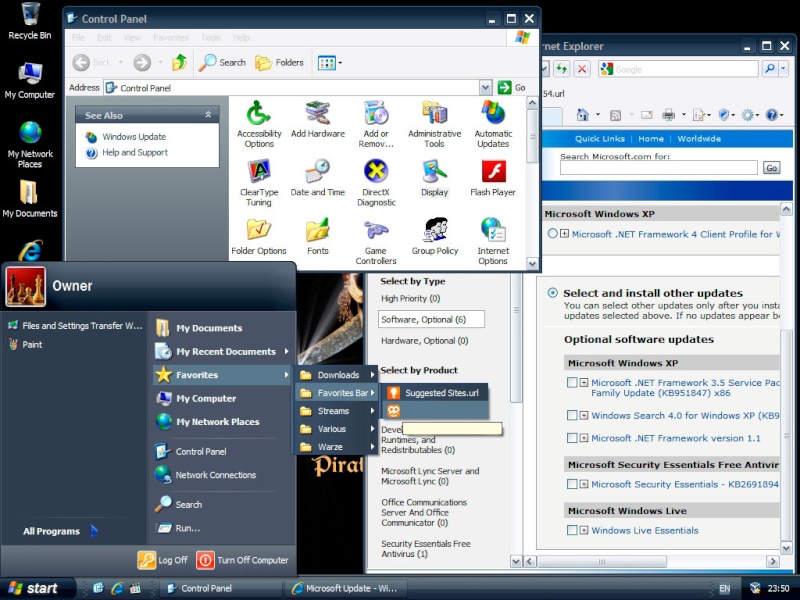 نسخة الاكس بى السوداء الجذابه Windows XP Professional SP3 32-bit Black Edition 2012.9.12 فى أخر تحديثات لشهر سبتمبر : على اكثر من سيرفر 82869810